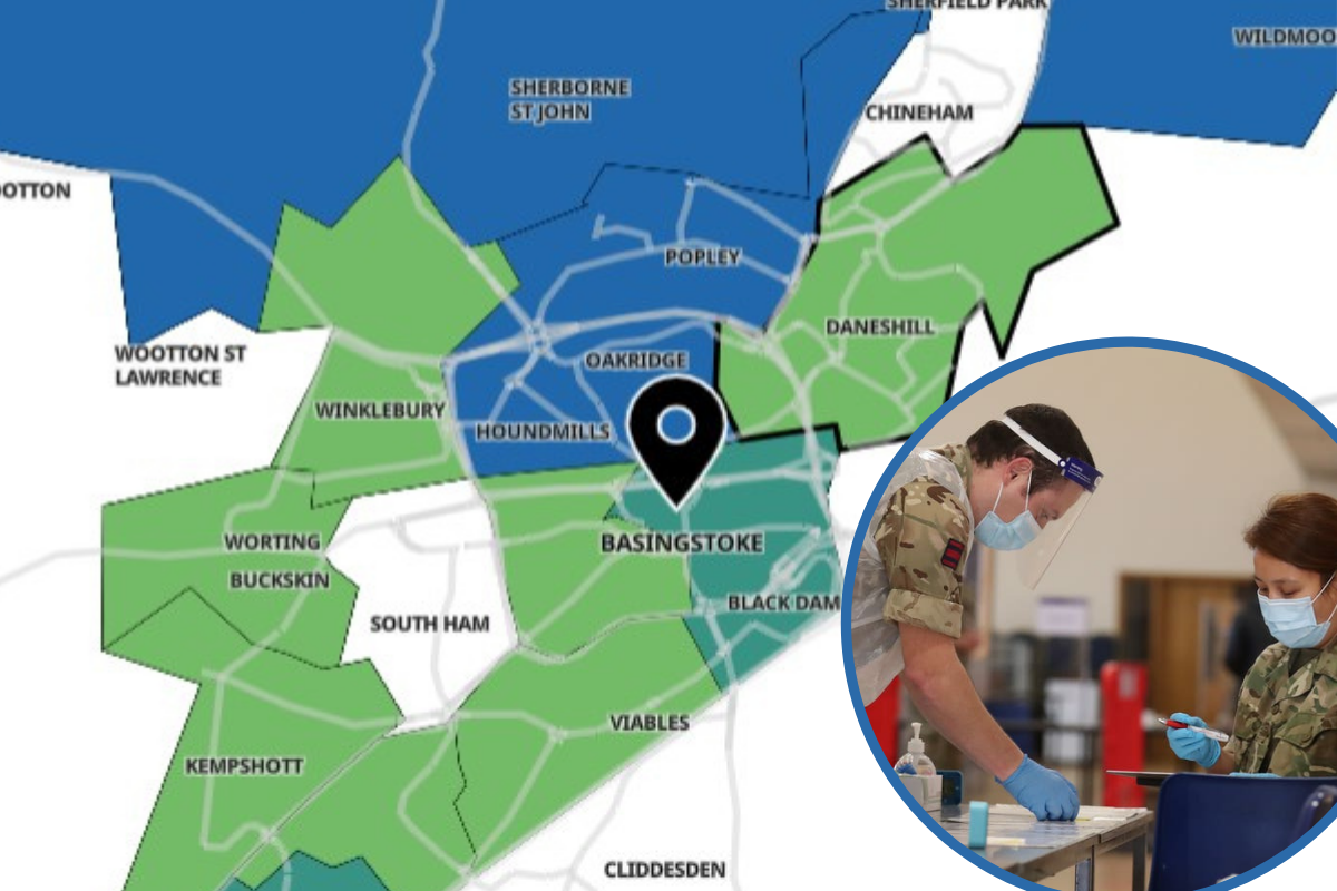 Coronavirus: Basingstoke areas with most and least new cases - Vimarsana News