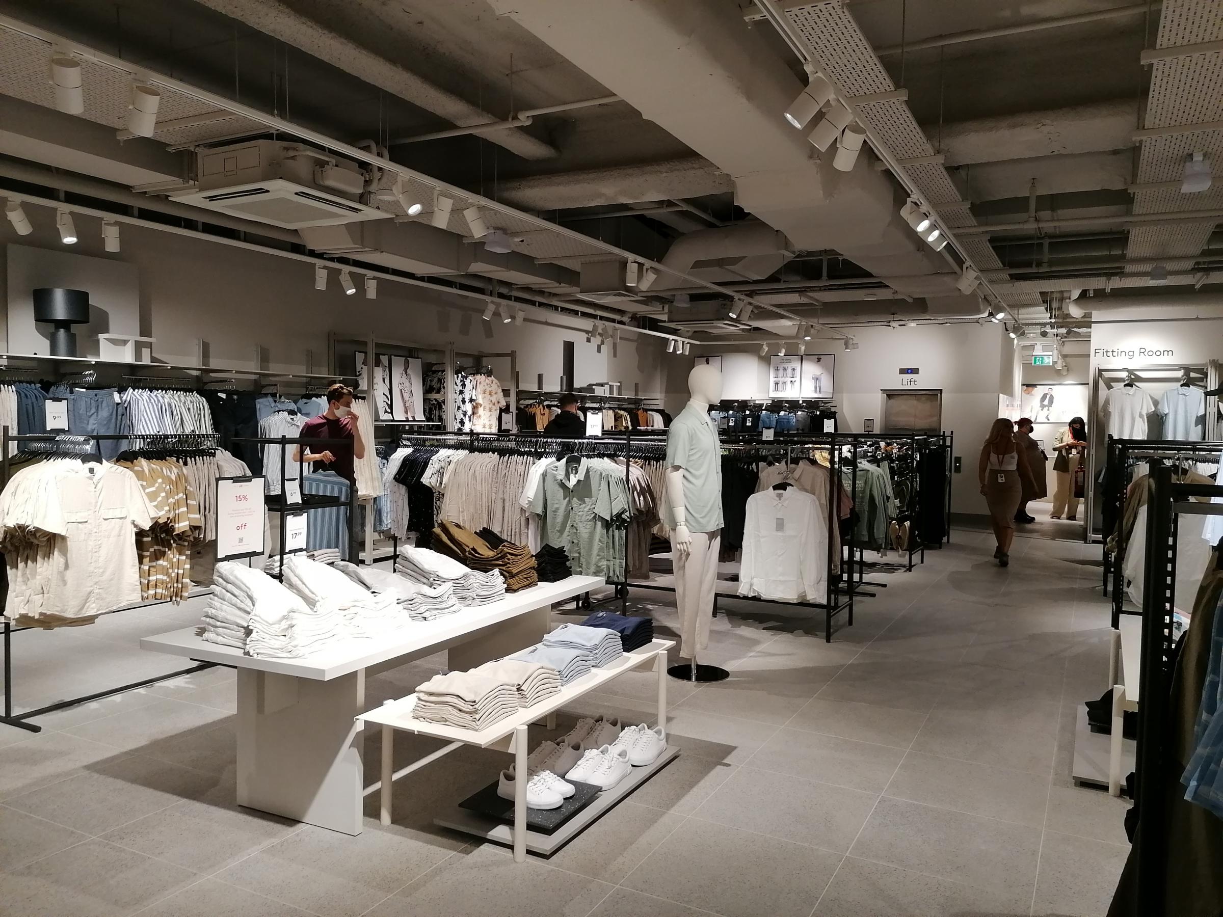 H&M Festival Place reopens on Friday May 28.