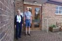 Basingstoke Foodbank volunteers Mary Huntley and Martin Potts