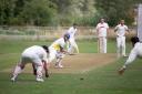 Whitchurch batting against Odiham Image:John Baxter