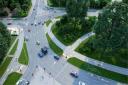 Updated plans to revamp Brighton Hill roundabout have been approved. Photo: HCC.