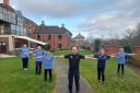 The skydivers of Abbotswood Court