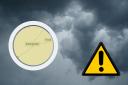 A yellow weather warning has been issued for Basingstoke for Wednesday, July 20 (Canva/Met Office)