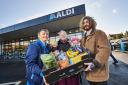 Aldi celebrate donating thousands of meals to communities in Hampshire.