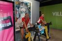 Jess Pritchard (left) and Michelle Rounding (right) are hoping to cycle more than 200km for charity
