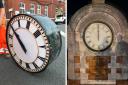 The station clock - pictures from Network Rail