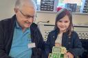 The North Hampshire Repair Cafe's recent visit to Sherfield on Loddon. Volunteer Frank sorted out Florence’s till.