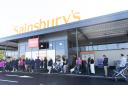 The Sainsbury's store in Hook was allegedly targeted by the two men