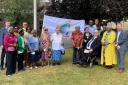 From the Windrush flag-raising ceremony outside Basingstoke and Deane Borough Council's civic office.