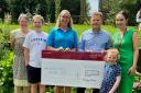 Bewley Homes representatives presenting the cheque to Sebastian’s Action Trust