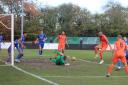 Action from Hartley Wintney's game against South Park