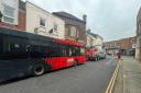Live: Traffic chaos as bus breaks down on Catherine Street