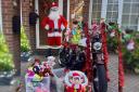 Santa with his bike