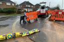 A pipe burst on Queen Mary Avenue has affected neighbours and motorists