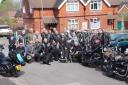The Royal Green Jackets veterans went on to visit the residents in Green Jacket Close