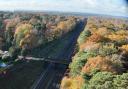 LIVE: Landslip leaves cracks in railway between Basingstoke and Woking
