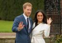 EMBARGOED TO 0001 TUESDAY MARCH 31..File photo dated 27/11/17 of Prince Harry and Meghan Markle in the Sunken Garden at Kensington Palace, London, after the announcement of their engagement. On March 31, the Duke and Duchess of Sussex will be quitting as