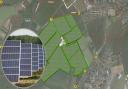 The proposed solar farm in North Warnborough