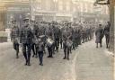 First World War soldiers at Winton Square