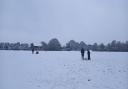 Snow in Basingstoke today