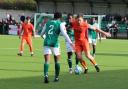 Hartley Wintney in action against Hendon