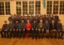 443 (Basingstoke) Squadron RAFAC members with Basingstoke mayor and mayoress