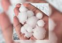 Have you ever seen hail this big? Colossal hailstones fall in Basingstoke