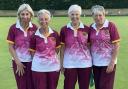 Oakley team of Mary Varndell, Sue Dixon, Anjie Rowe and Janie Vickers.