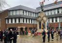 From the Remembrance Sunday ceremony held in Basingstoke on November 12