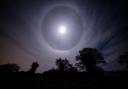 Mike Alamar captured the halo around the moon for our camera club