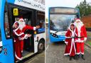 Santa buses have returned to Hampshire