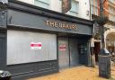 The Bakers in Basingstoke Town Centre was boarded up on Saturday, December 23