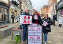 Save Winchester's A&E volunteers Philip Glassborow, Jane Vessey and Ginny Ward