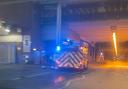 Fire service on the scene in Festival Place, Basingstoke