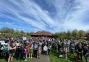 Protest held in Newbury against sewage crisis