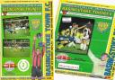 Programme covers for the FA Cup replays in 1997