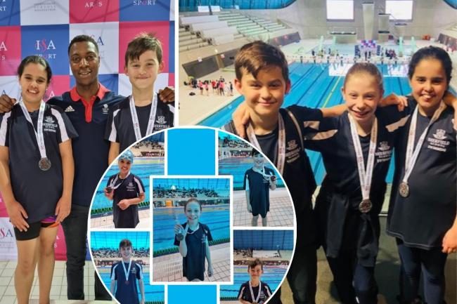 Sudents shine in Olympic pool