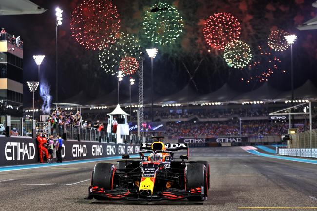 Max Verstappen beat Lewis Hamilton in a controversial race to win his maiden Formula 1 world championship on Sunday. Photo: PA.