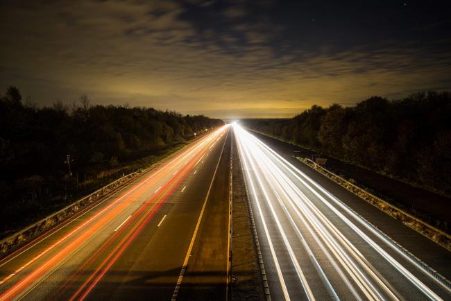 The M3 between junctions 6 and 7. Photo: Donny Kr/Basingstoke Gazette Camera Club