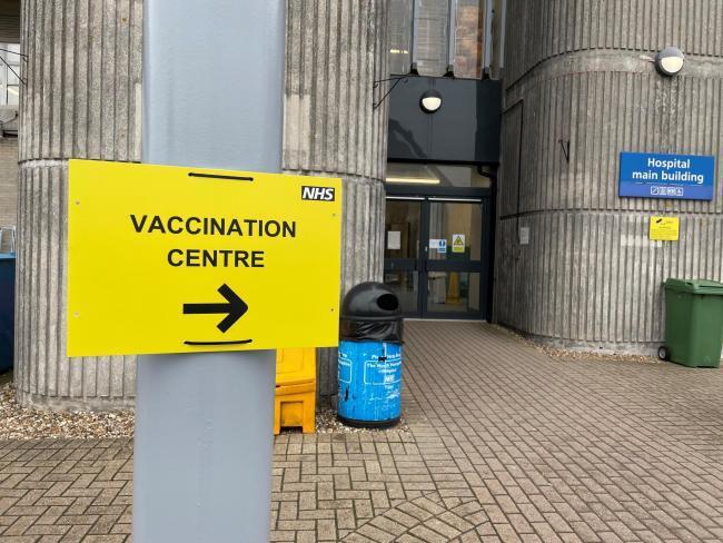 Basingstoke hospital vaccination hub