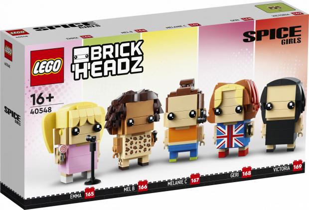 Basingstoke Gazette: LEGO Spice Girls Brick Headz packaging. Credit: LEGO