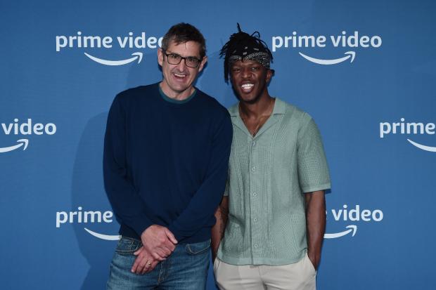 Basingstoke Gazette: Louis Theroux (left) and KSI (right) at Prime Video Presents (Prime Video)