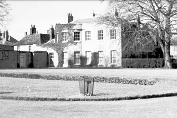 Goldings House photographed from the park in the 1950s