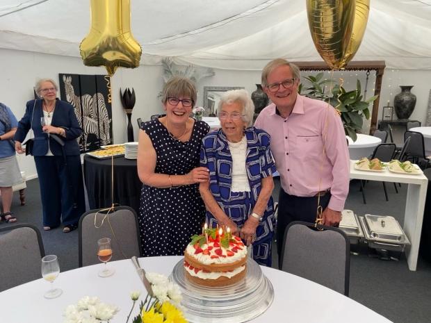 Basingstoke Gazette: Muriel Crowder celebrated her 100th birthday earlier this month