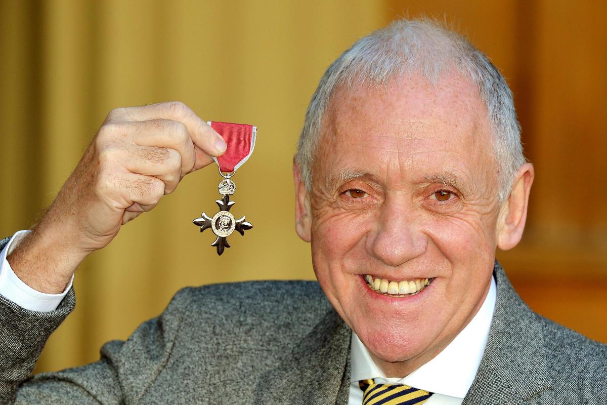Harry Gration with his MBE. PA Wire/PA Images