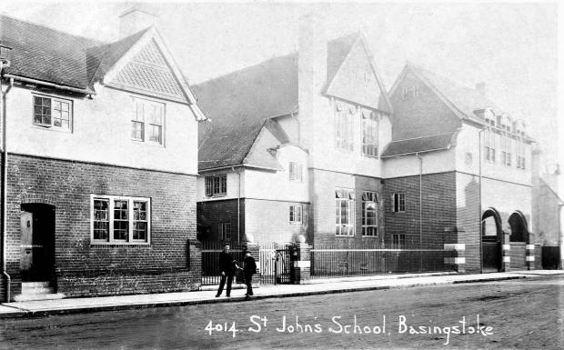 Basingstoke Gazette: St John’s school circa 1905 (Alastair Blair)