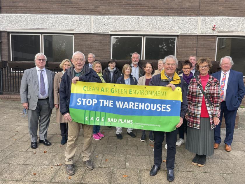 First day of Lidl warehouses in Dummer planning appeal inquiry 