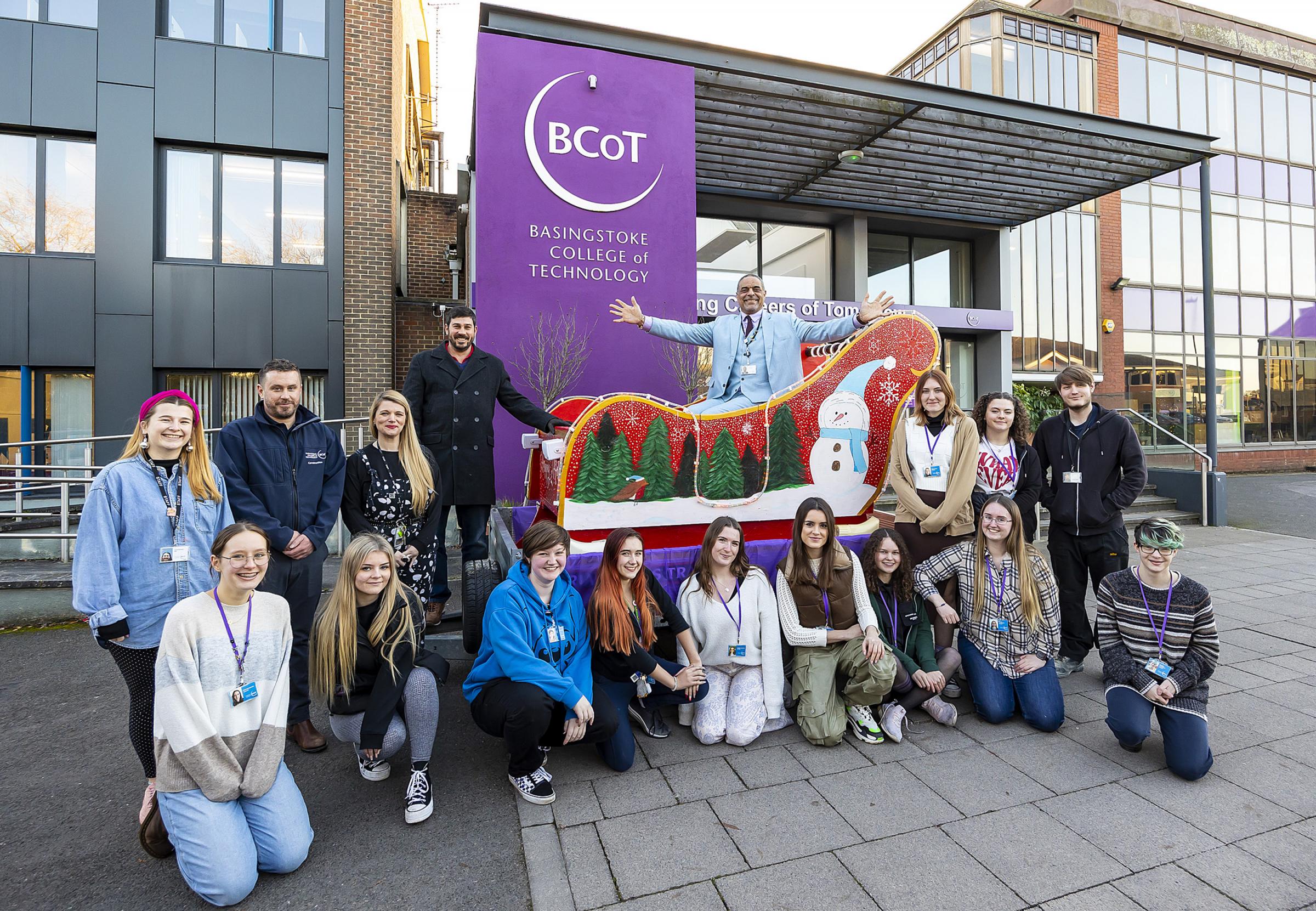 BCoT students design and build very special Santa sleigh - Vimarsana News
