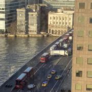 Police incident on London Bridge (Credit: Twitter)