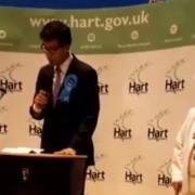 Ranil Jayawardena speaking after being re-elected to the seat of North East Hampshire